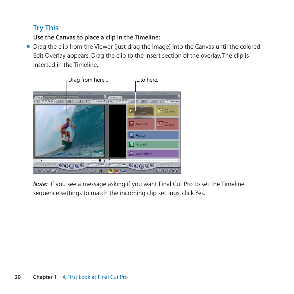 Try this | Apple Final Cut Pro 7 User Manual | Page 20 / 178