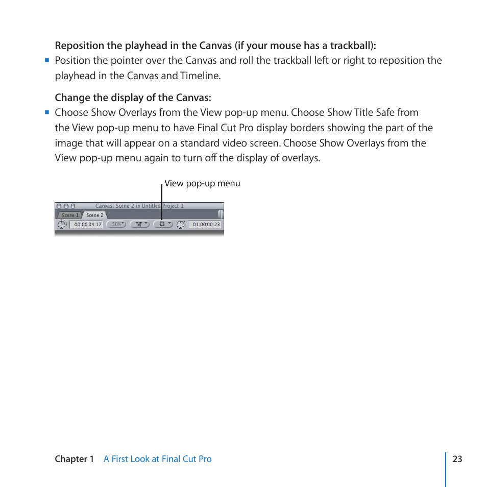 Apple Final Cut Pro 7 User Manual | Page 23 / 178