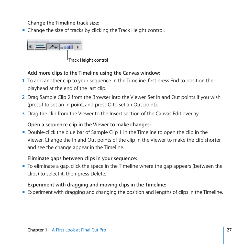 Apple Final Cut Pro 7 User Manual | Page 27 / 178