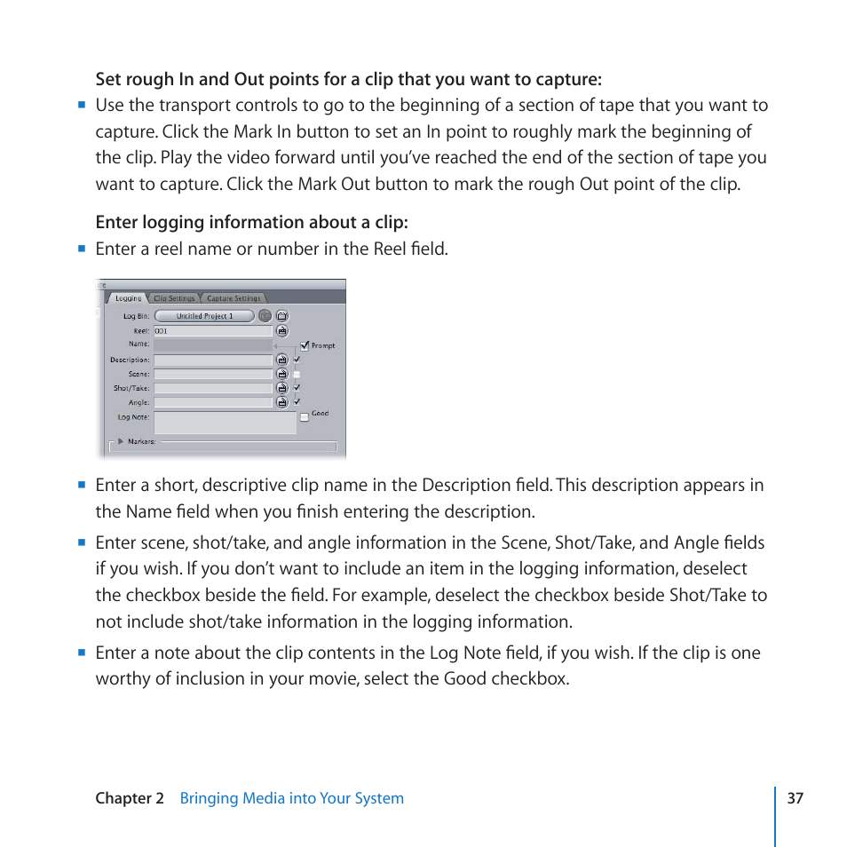 Apple Final Cut Pro 7 User Manual | Page 37 / 178