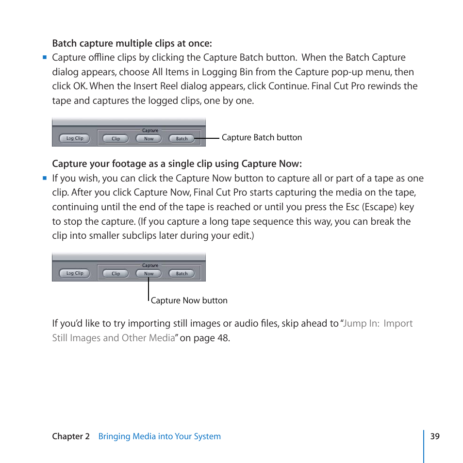 Apple Final Cut Pro 7 User Manual | Page 39 / 178