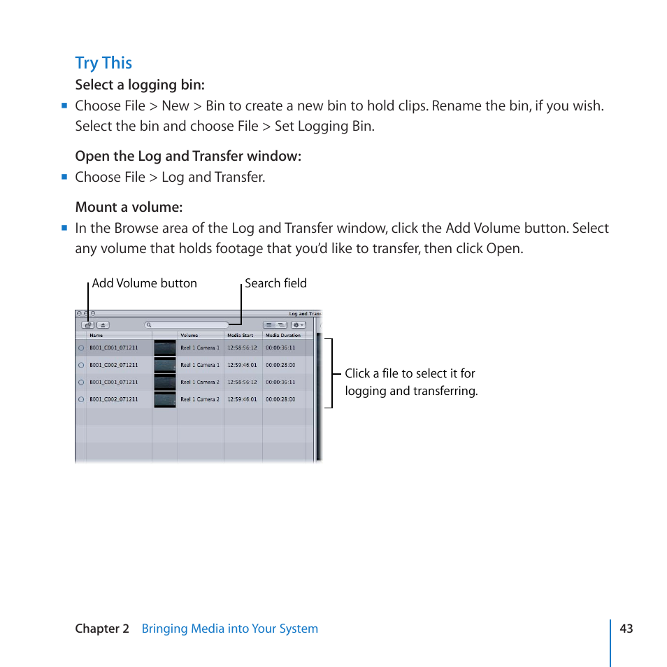 Try this | Apple Final Cut Pro 7 User Manual | Page 43 / 178
