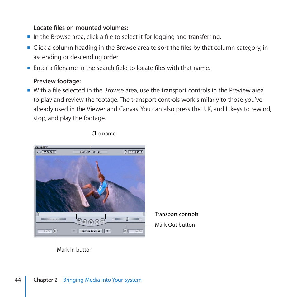 Apple Final Cut Pro 7 User Manual | Page 44 / 178