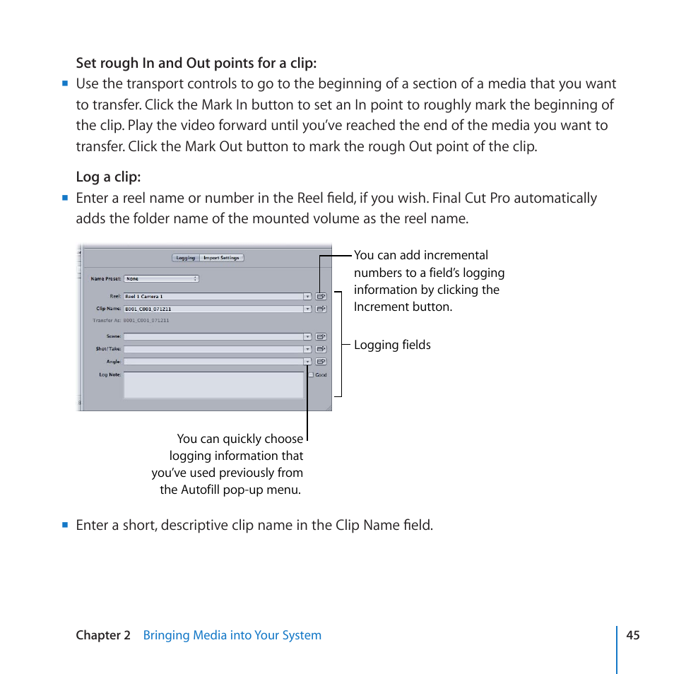 Apple Final Cut Pro 7 User Manual | Page 45 / 178