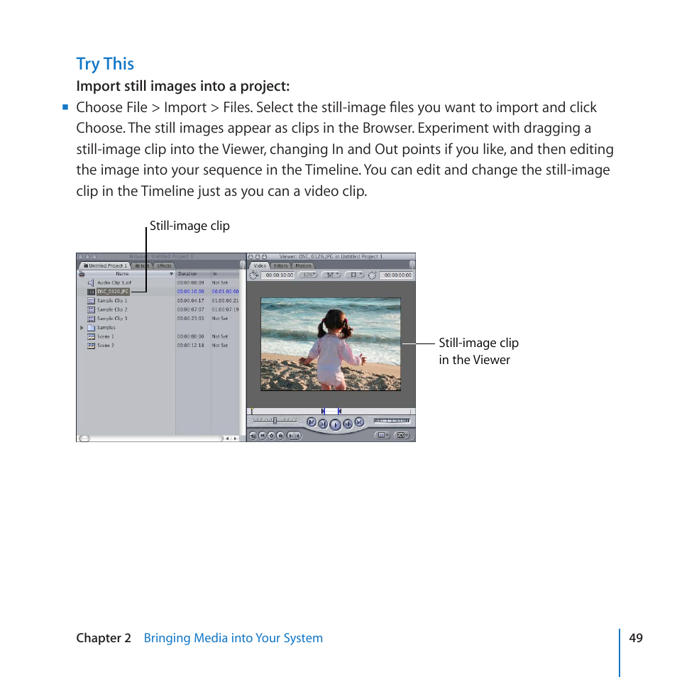 Try this | Apple Final Cut Pro 7 User Manual | Page 49 / 178