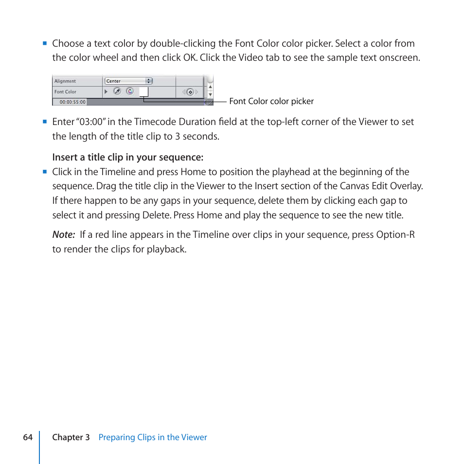 Apple Final Cut Pro 7 User Manual | Page 64 / 178