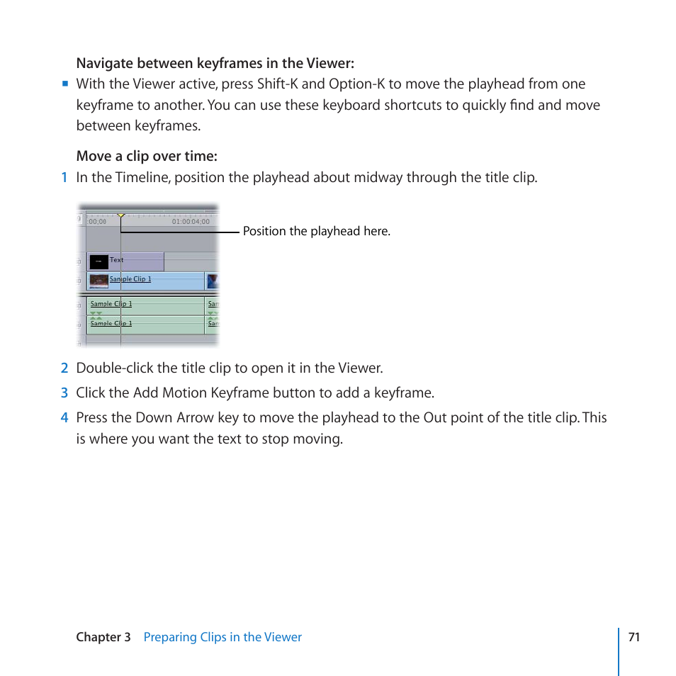 Apple Final Cut Pro 7 User Manual | Page 71 / 178