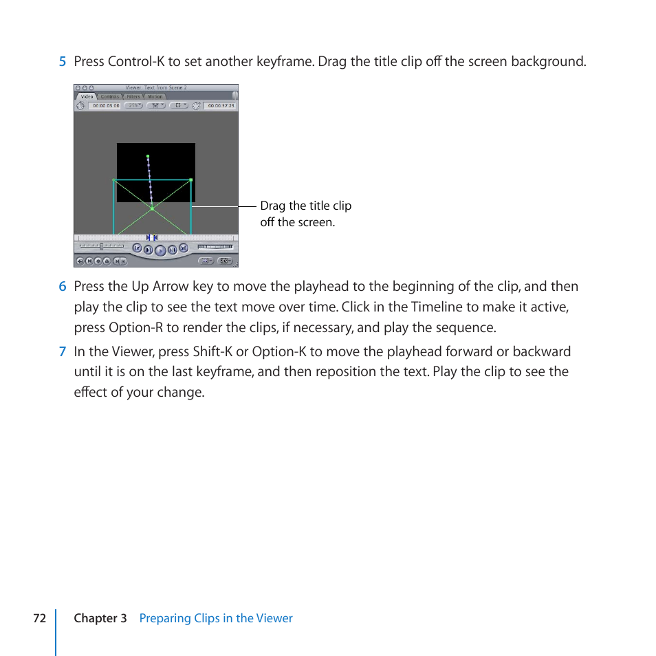Apple Final Cut Pro 7 User Manual | Page 72 / 178