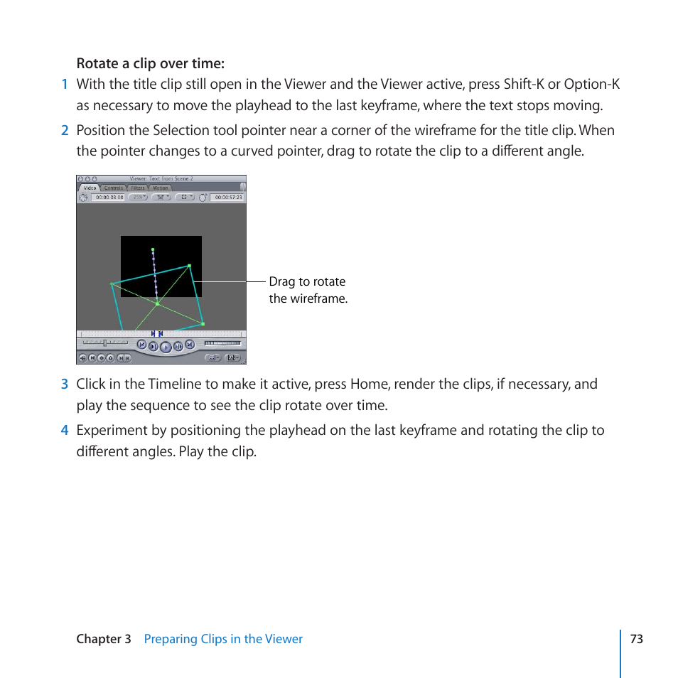 Apple Final Cut Pro 7 User Manual | Page 73 / 178