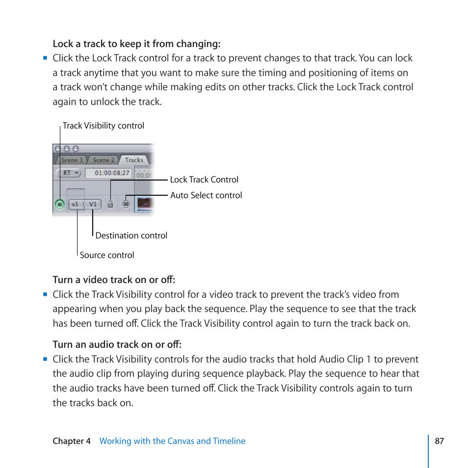 Apple Final Cut Pro 7 User Manual | Page 87 / 178