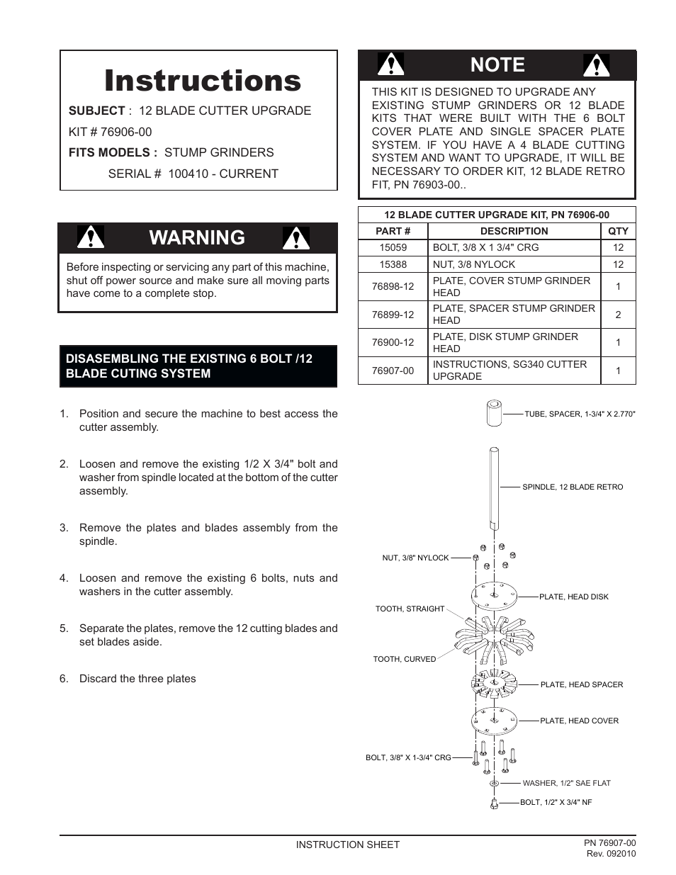 Echo 73711S Instruction v.1 User Manual | 4 pages