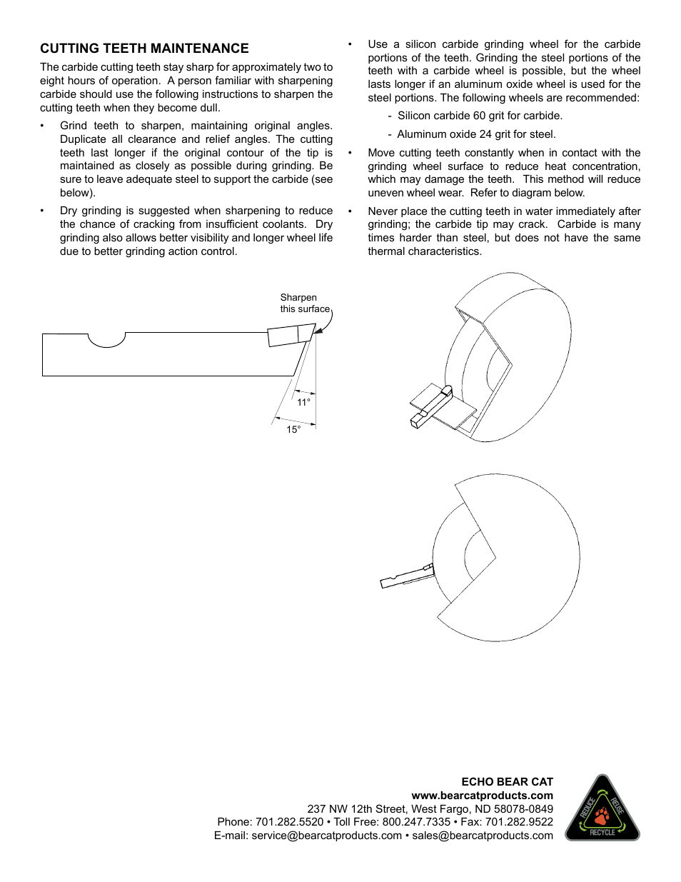 Echo SG340 Instruction v.3 User Manual | Page 2 / 2