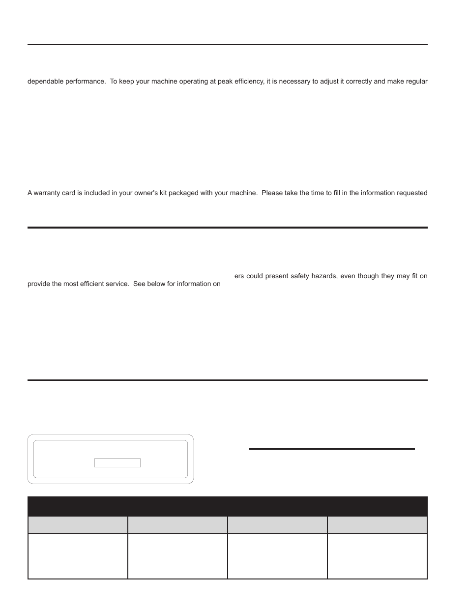 Before you begin | Echo 73710S User Manual | Page 2 / 59