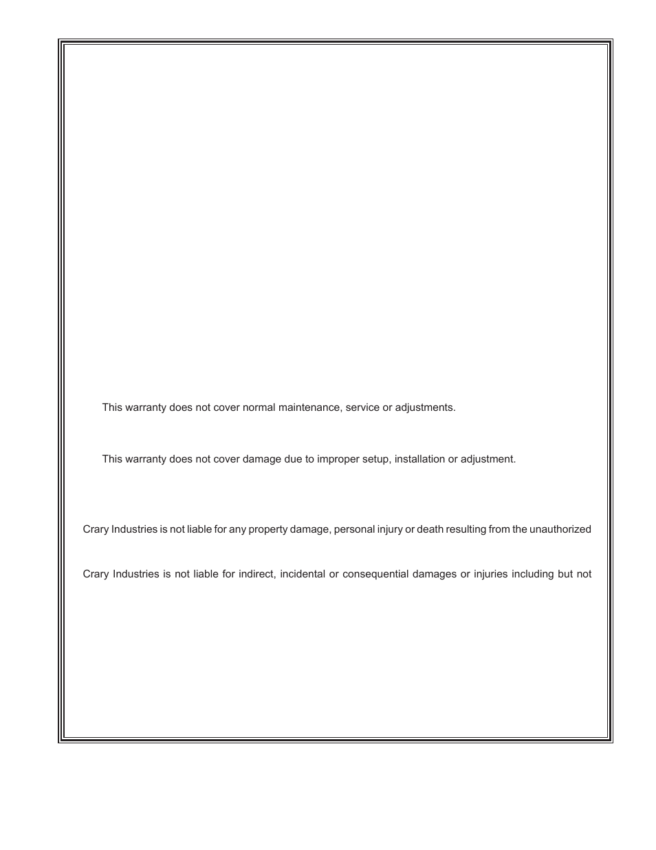 Limited warranty | Echo 73710S User Manual | Page 3 / 59