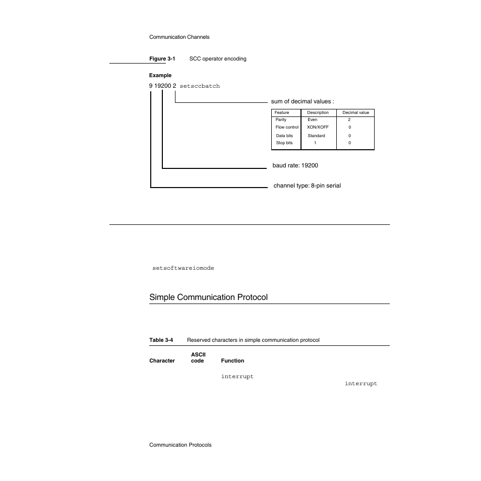 Communication protocols, Simple communication protocol, Communication protocols 3 | Simple communication protocol 3 | Apple LaserWriter Select 310  Printer User Manual | Page 61 / 68