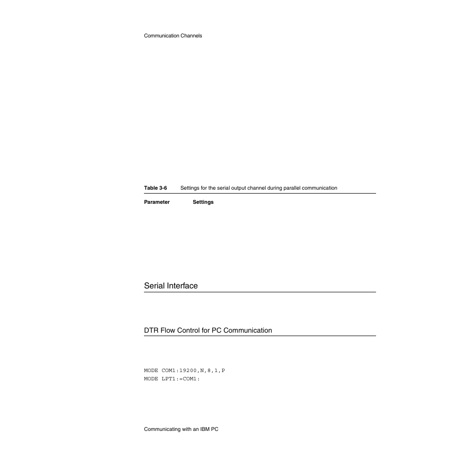 Serial interface, Dtr flow control for pc communication, Serial interface 3 | Apple LaserWriter Select 310  Printer User Manual | Page 65 / 68