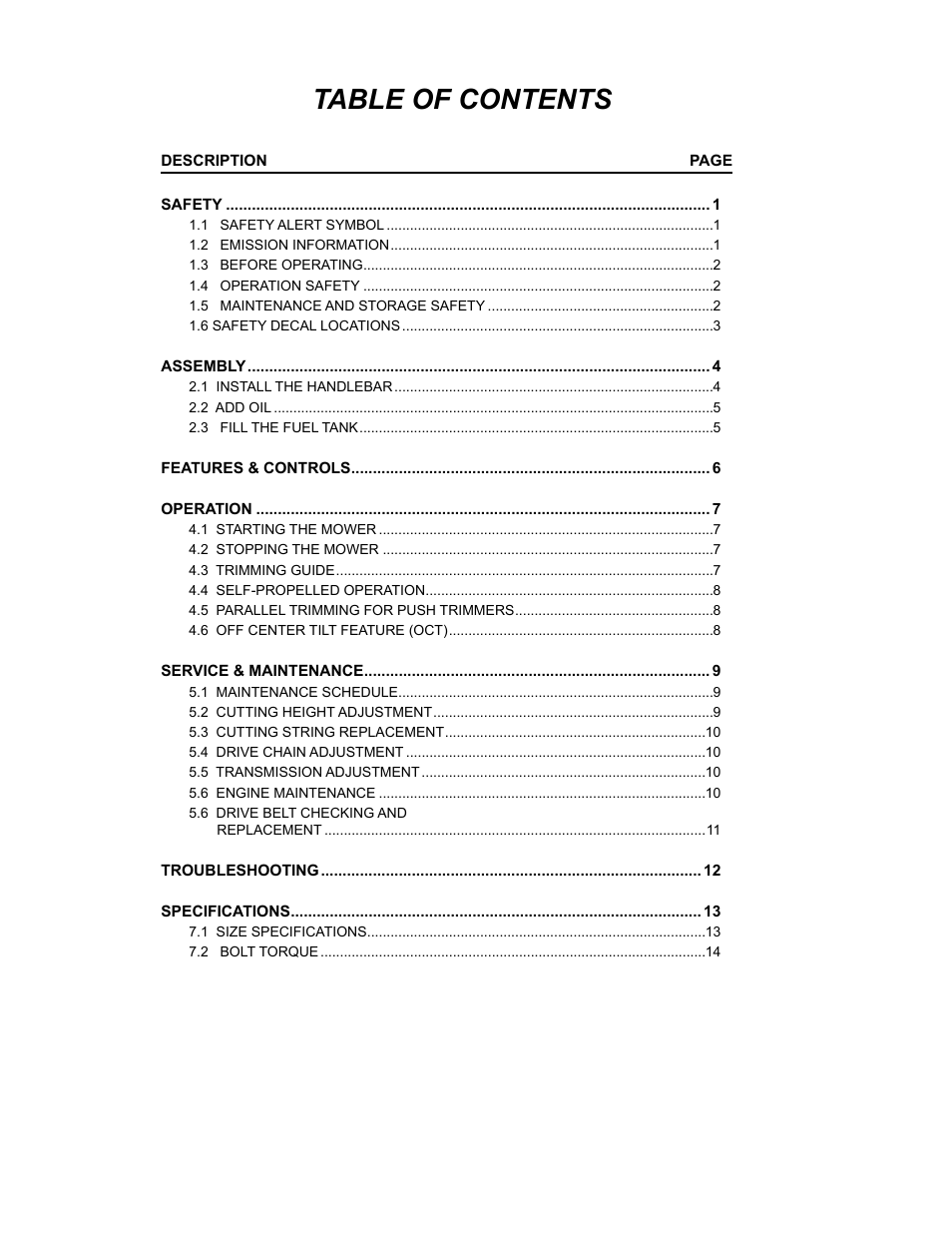 Echo WT160S Owners Manual v.3 User Manual | Page 4 / 20