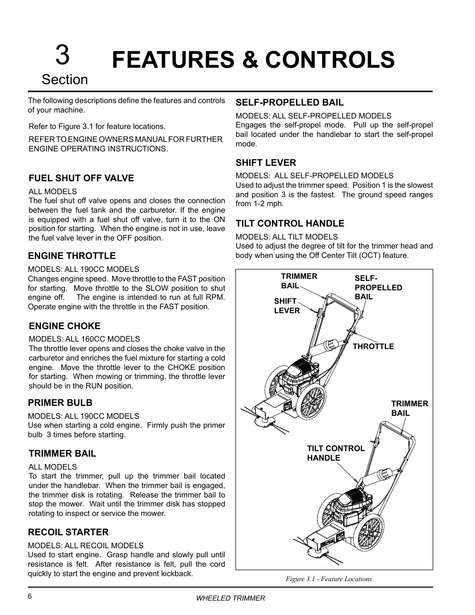 Features & controls | Echo WT160S Owners Manual v.2 User Manual | Page 10 / 33