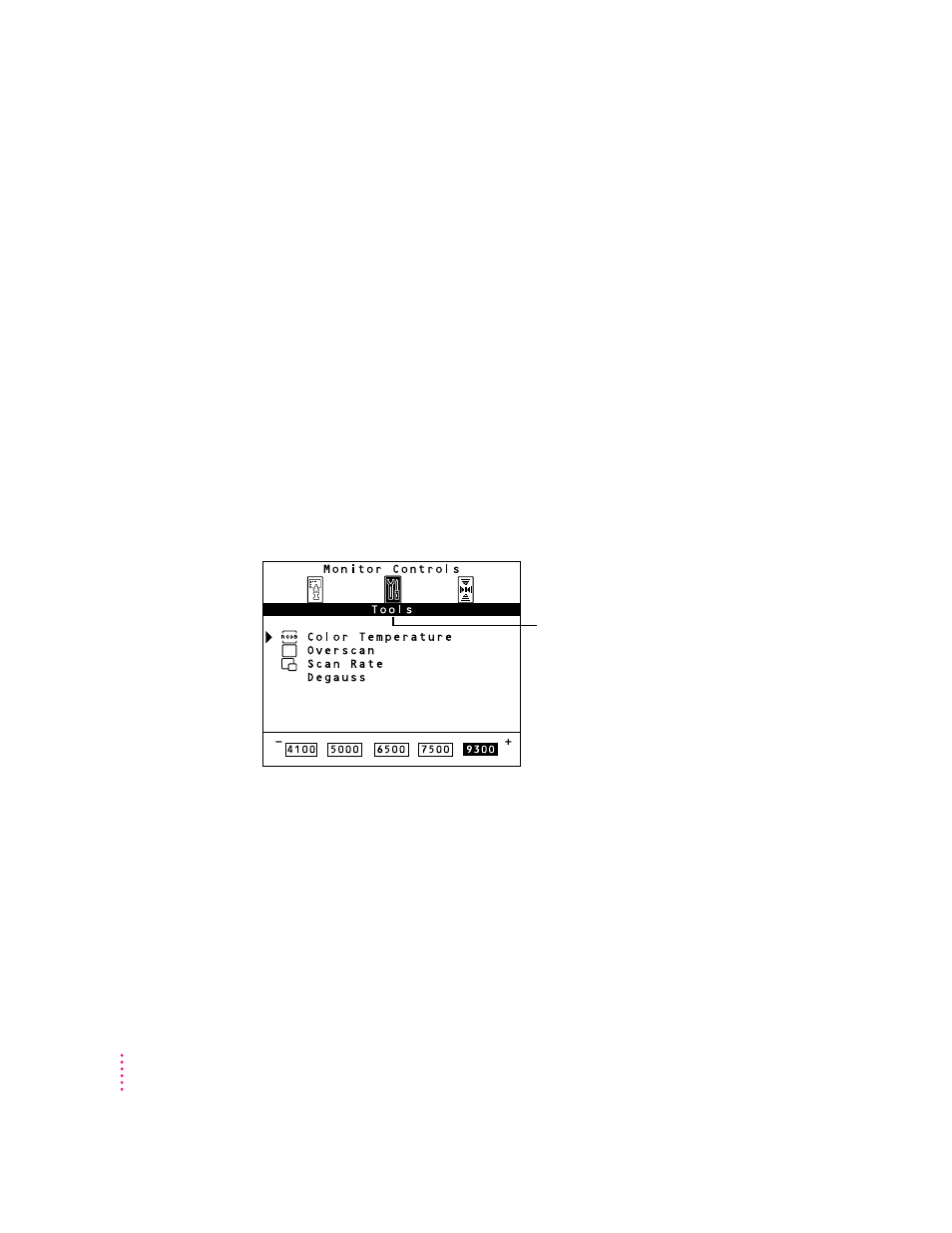 Adjusting color settings and other features | Apple AppleVision 850 User Manual | Page 60 / 112