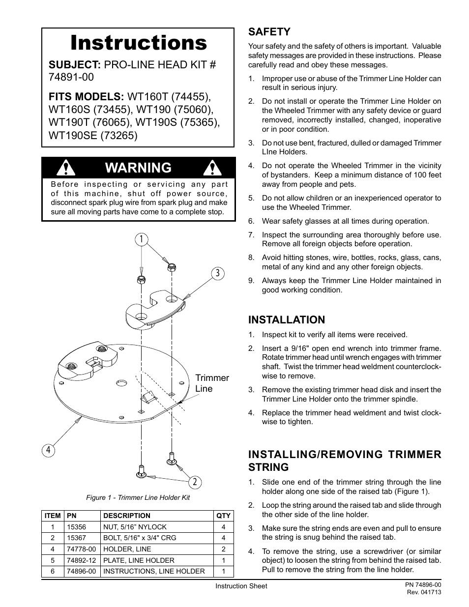Echo WT160S Instruction v.2 User Manual | 2 pages
