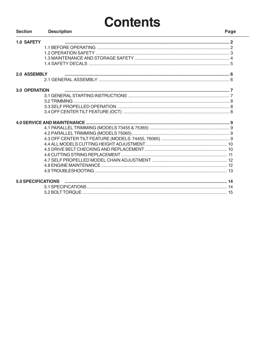 Echo 73455 Owners Manual v.3 User Manual | Page 4 / 24