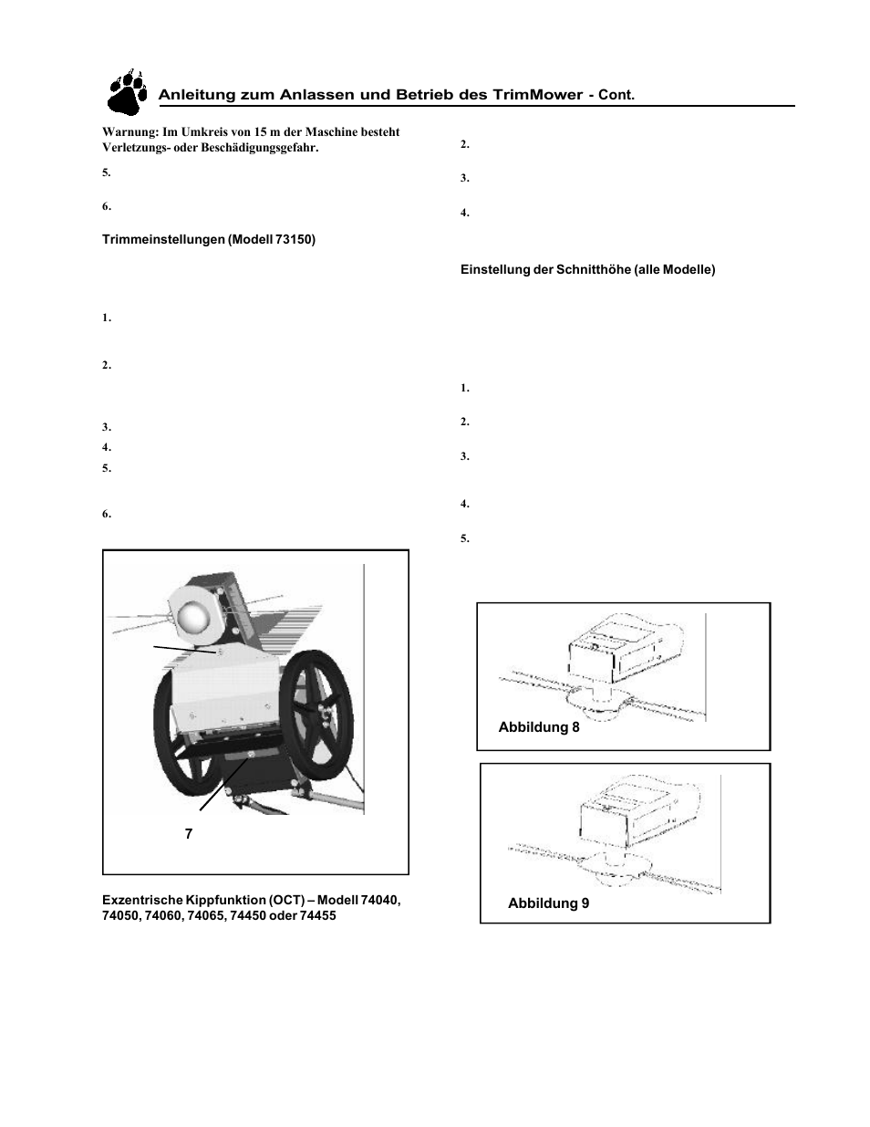 Echo 74065S User Manual | Page 45 / 88