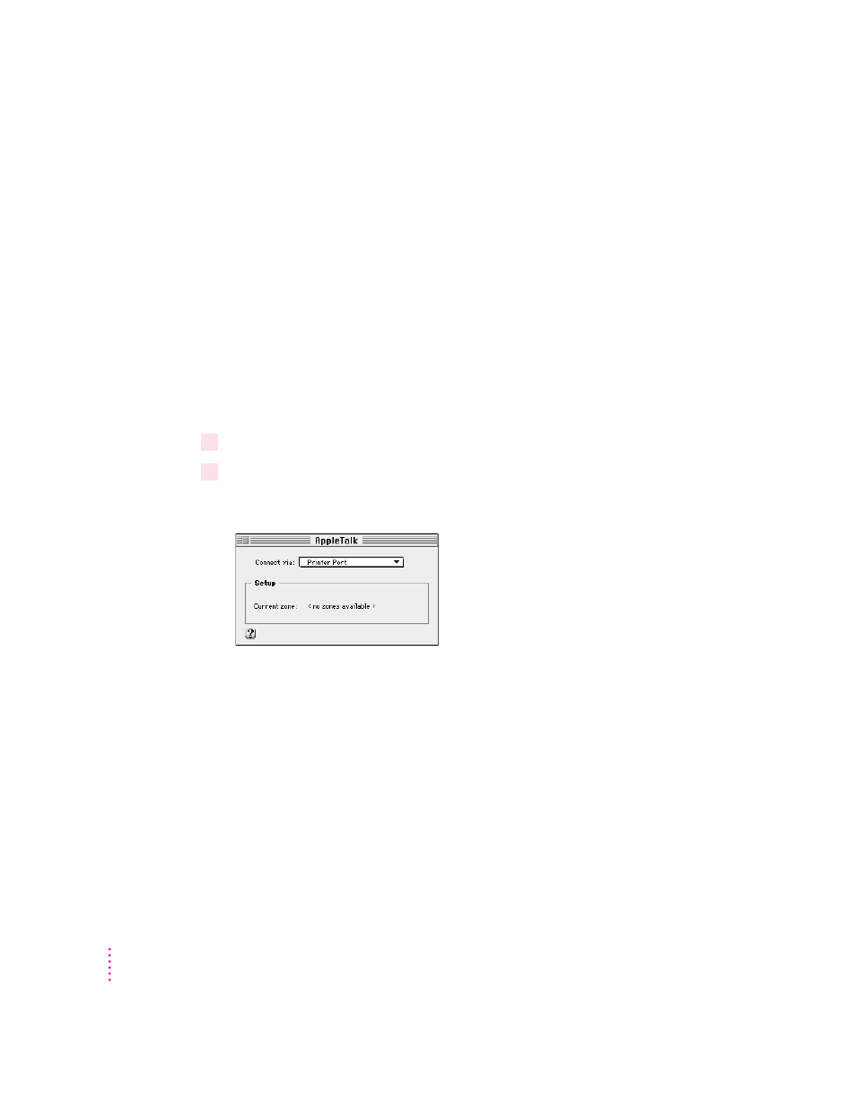 Configuring your appletalk network connection | Apple Macintosh 6500 User Manual | Page 106 / 260