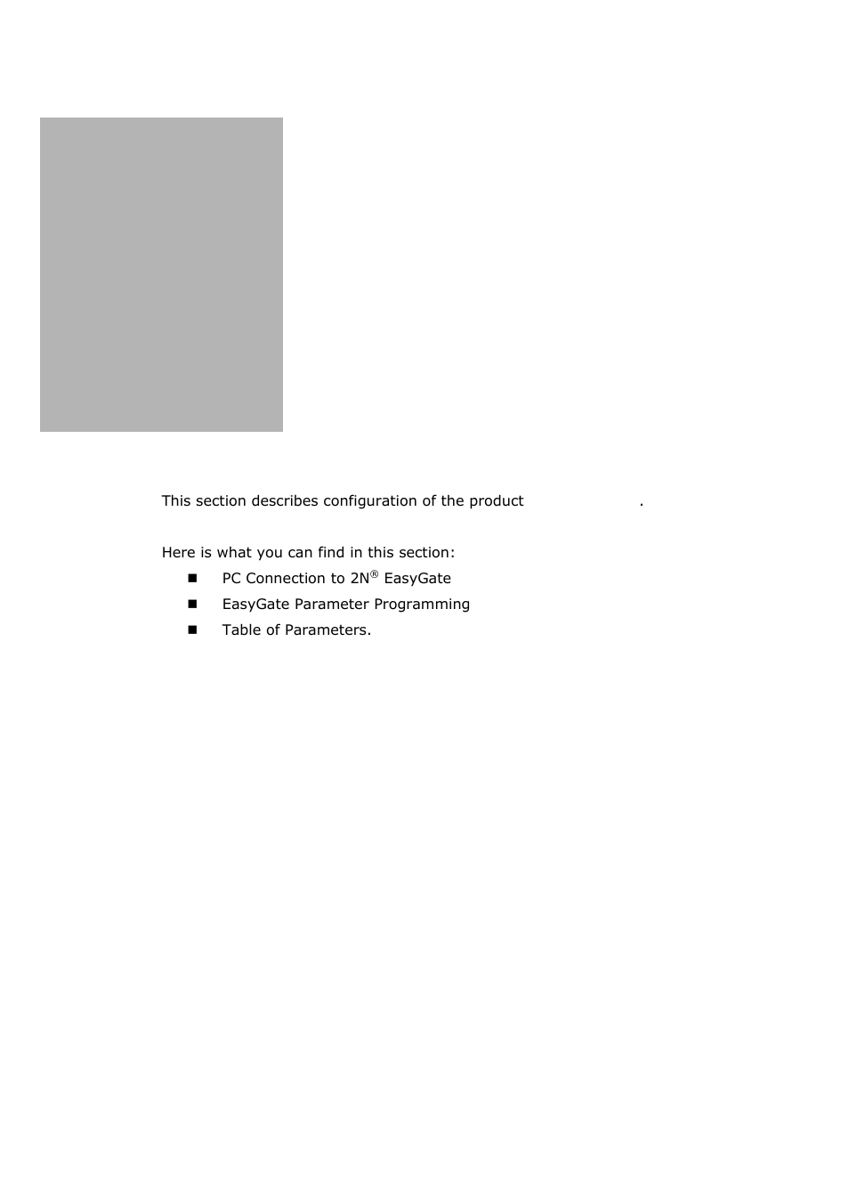 Configuration 2n, Easygate | 2N Analogue GSM gateway 2N EasyGate - Manual, 1575 v1.1.0.2 User Manual | Page 23 / 69