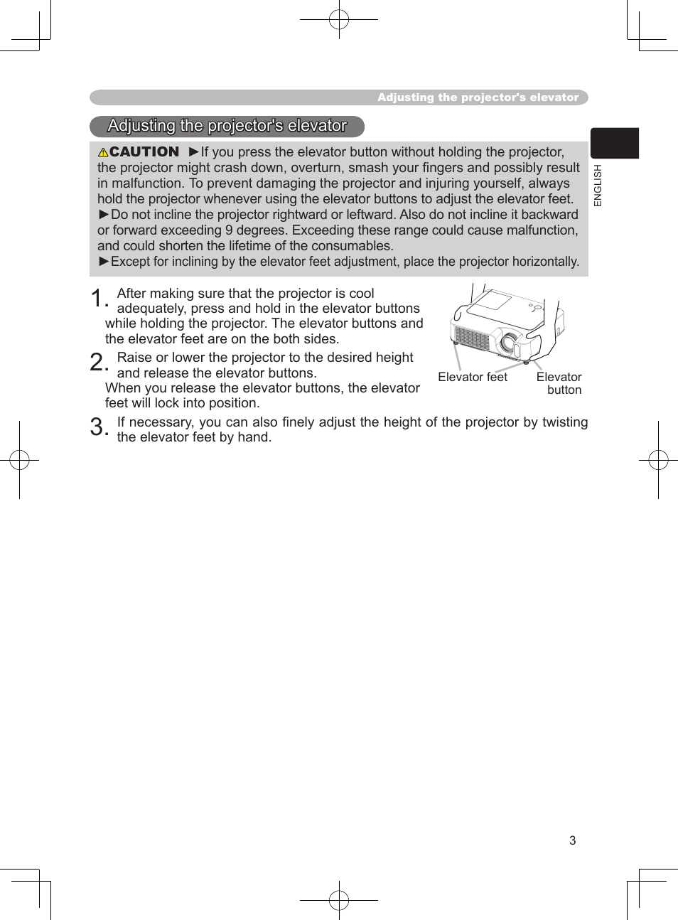 Hitachi CP-S240 User Manual | Page 3 / 14