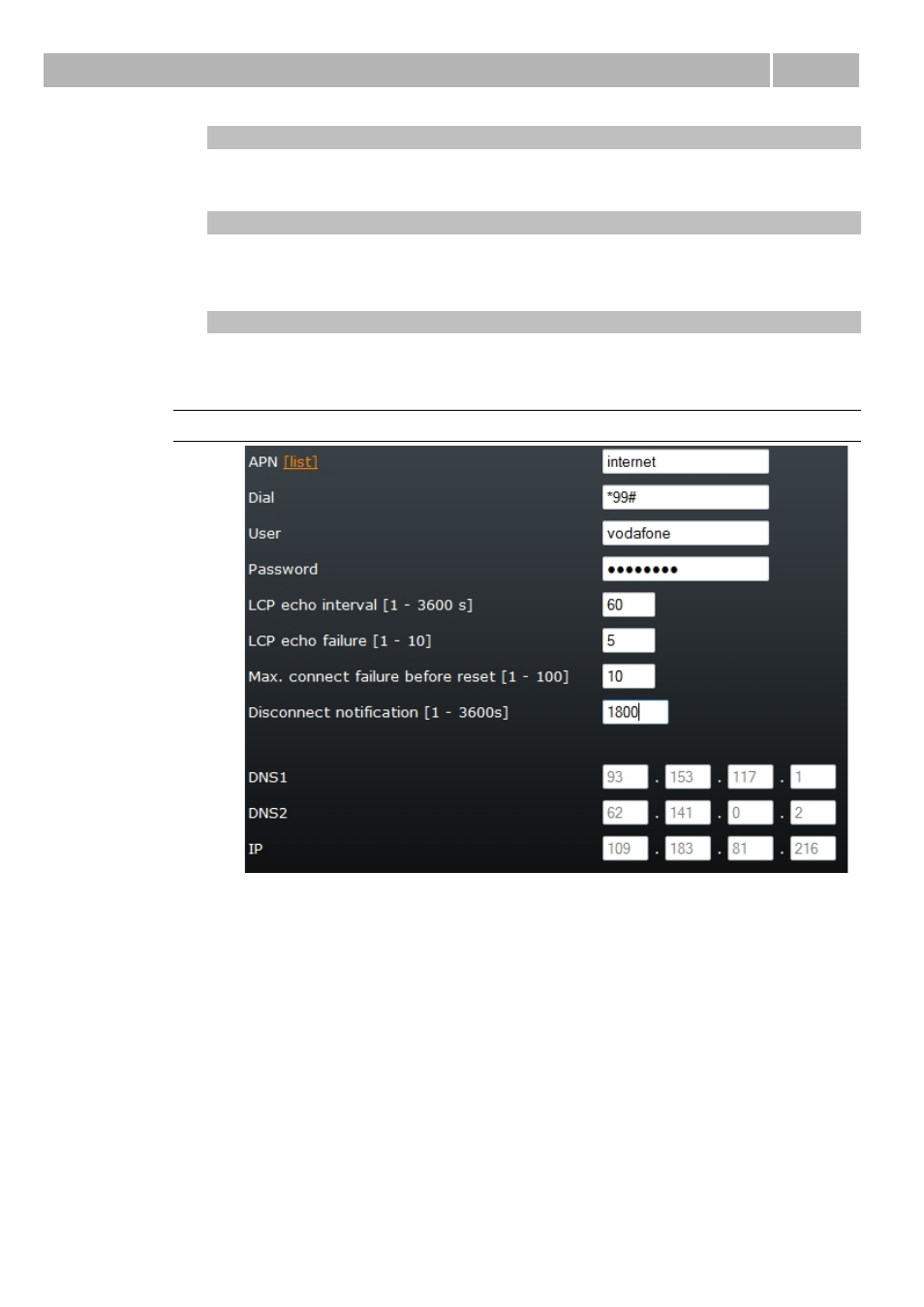 Table of programmable parameters 3.2, Internet | 2N Wireless 3G router 2N EasyRoute_old design - User manual, 1571 v1.06 User Manual | Page 32 / 99