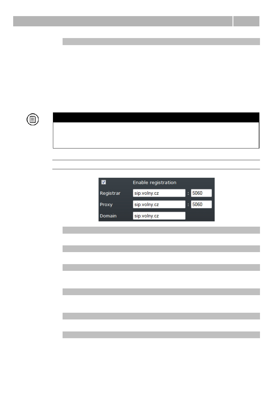 Table of programmable parameters 3.2, Sip > account erf | 2N Wireless 3G router 2N EasyRoute_old design - User manual, 1571 v1.06 User Manual | Page 46 / 99