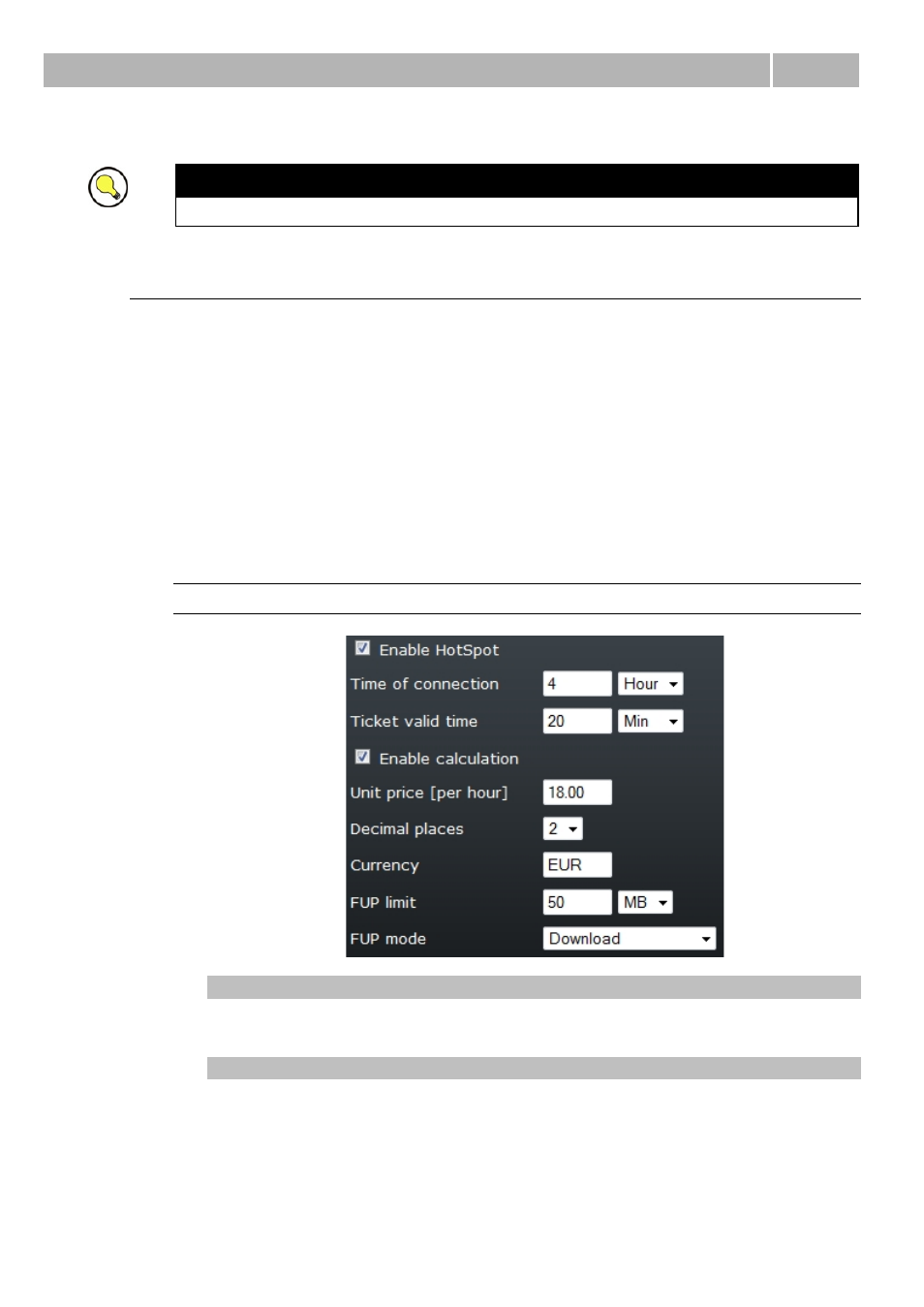 Setup menu > hotspot, Table of programmable parameters 3.2, Basic | 2N Wireless 3G router 2N EasyRoute_old design - User manual, 1571 v1.06 User Manual | Page 53 / 99