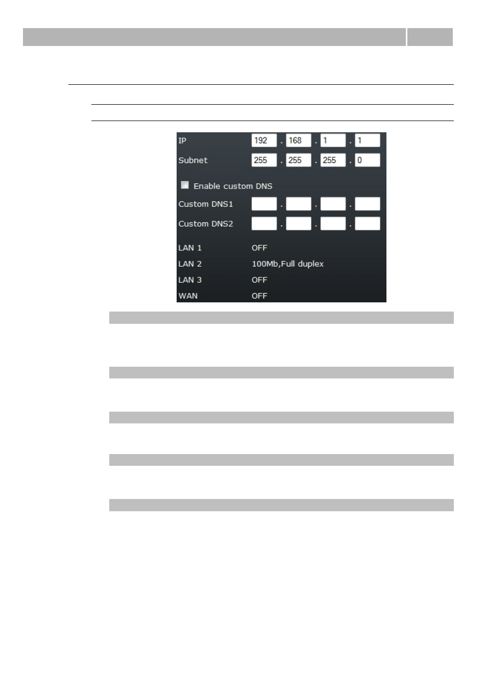 Setup menu > network, Table of programmable parameters 3.2 | 2N Wireless 3G router 2N EasyRoute_old design - User manual, 1571 v1.06 User Manual | Page 57 / 99