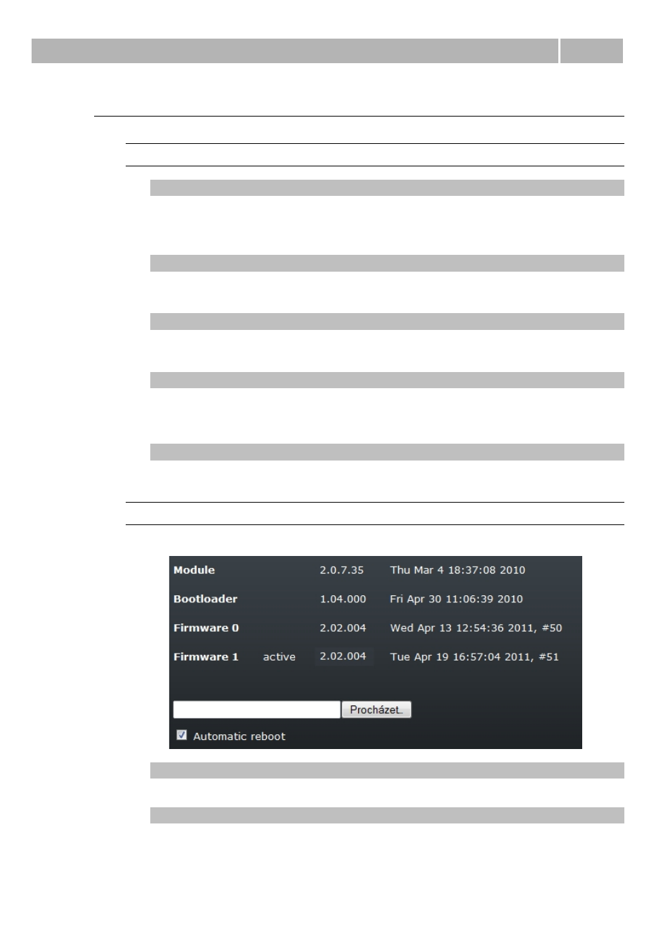 Setup menu > system, Table of programmable parameters 3.2, Password | Firmware | 2N Wireless 3G router 2N EasyRoute_old design - User manual, 1571 v1.06 User Manual | Page 75 / 99