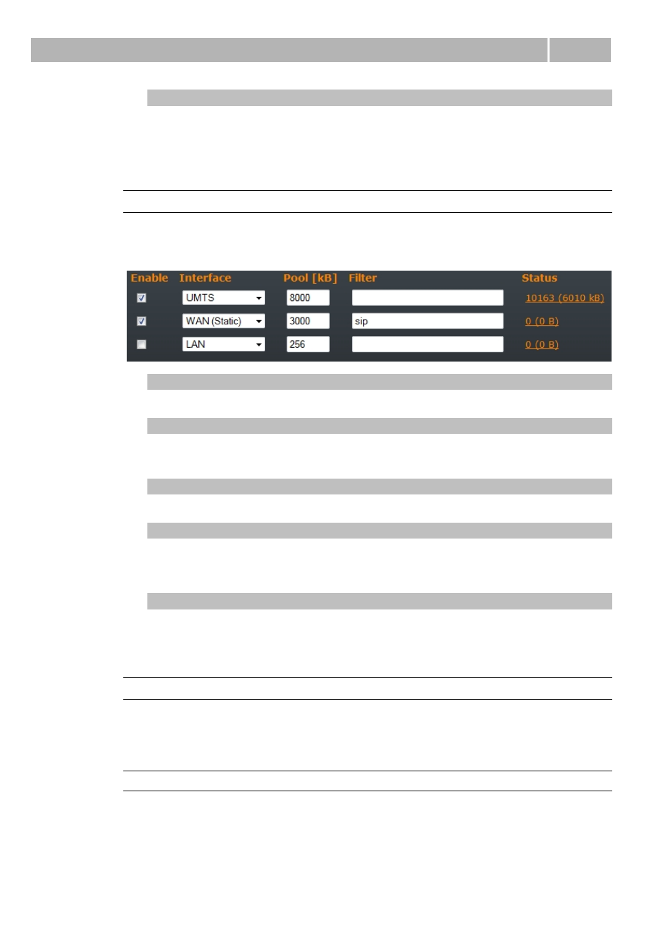 Table of programmable parameters 3.2, Capture, Report | Report - all | 2N Wireless 3G router 2N EasyRoute_old design - User manual, 1571 v1.06 User Manual | Page 78 / 99