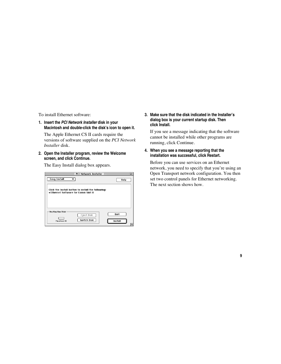 Apple Ethernet CS II Card User Manual | Page 9 / 25