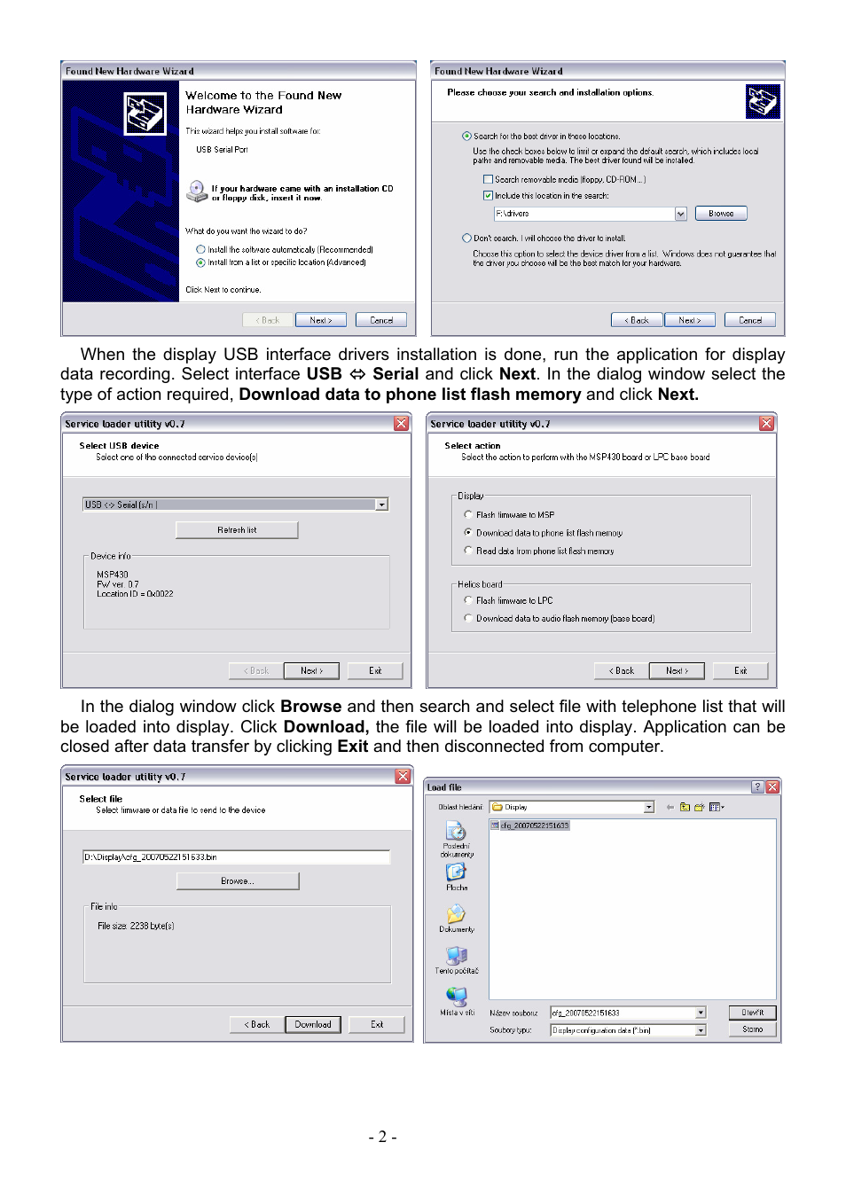 2N Home intercom 2N Helios - Manual - display installation User Manual | Page 2 / 5