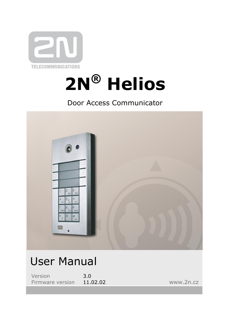 2N Door intercom 2N Helios - Manual, 1322 v3.0 User Manual | 76 pages