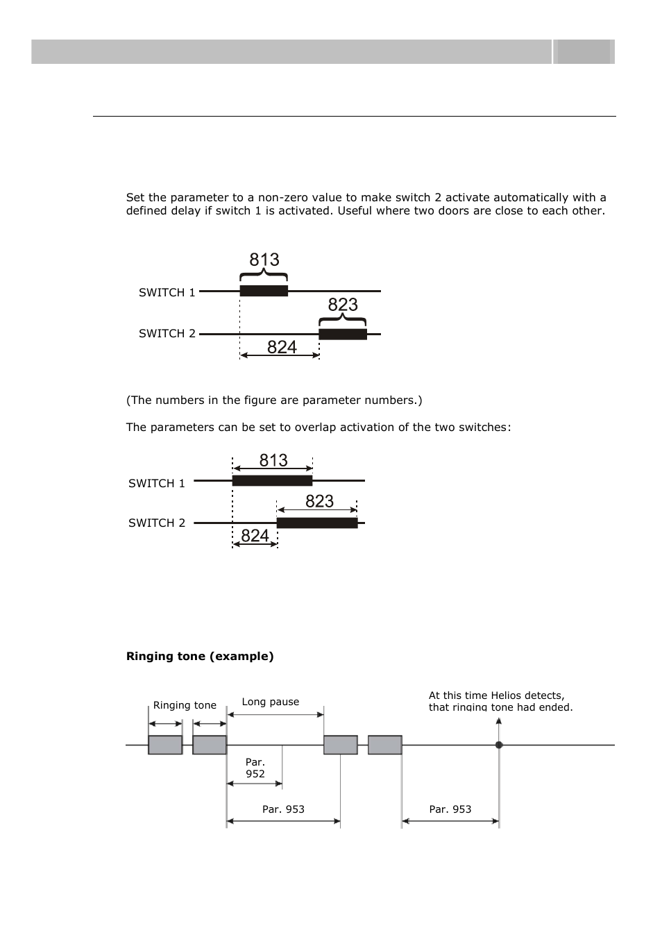 Explanation of some parameters, 824 - second switch synchronisation, Full parameter chart 3.2 | 2N Door intercom 2N Helios - Manual, 1322 v3.0 User Manual | Page 49 / 76