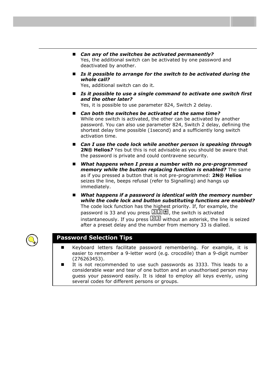 Frequently asked questions about keypad function, Function description 4.1 | 2N Door intercom 2N Helios - Manual, 1322 v3.0 User Manual | Page 58 / 76