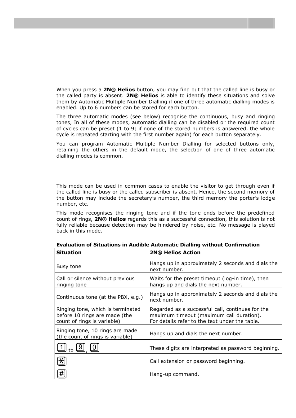 Section for advanced users, Automatic multiple number dialling | 2N Door intercom 2N Helios - Manual, 1322 v3.0 User Manual | Page 60 / 76
