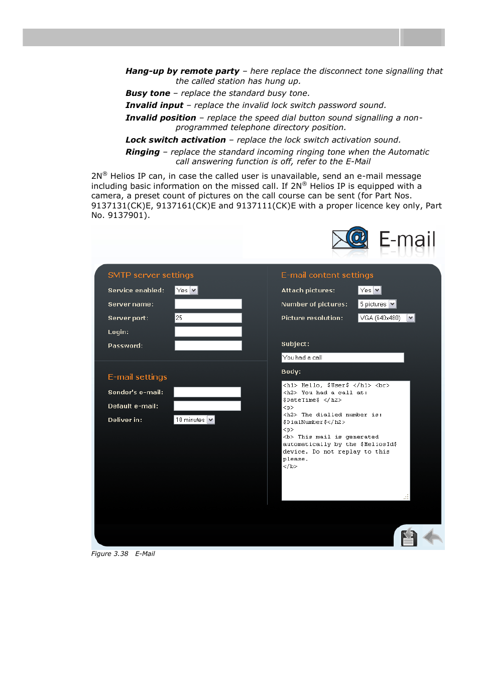 Configuration 3.3 | 2N Helios IP User manual, 1510 v1.13 User Manual | Page 114 / 143