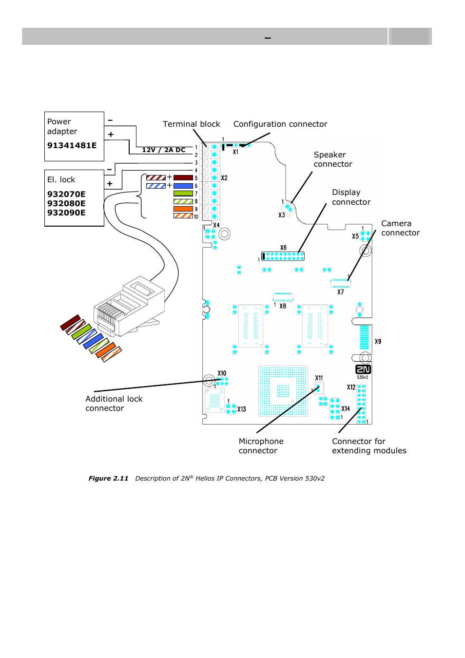 Mounting – electrical installation 2.3 | 2N Helios IP User manual, 1510 v1.13 User Manual | Page 28 / 143