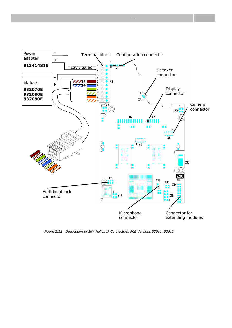 Mounting – electrical installation 2.3 | 2N Helios IP User manual, 1510 v1.13 User Manual | Page 29 / 143