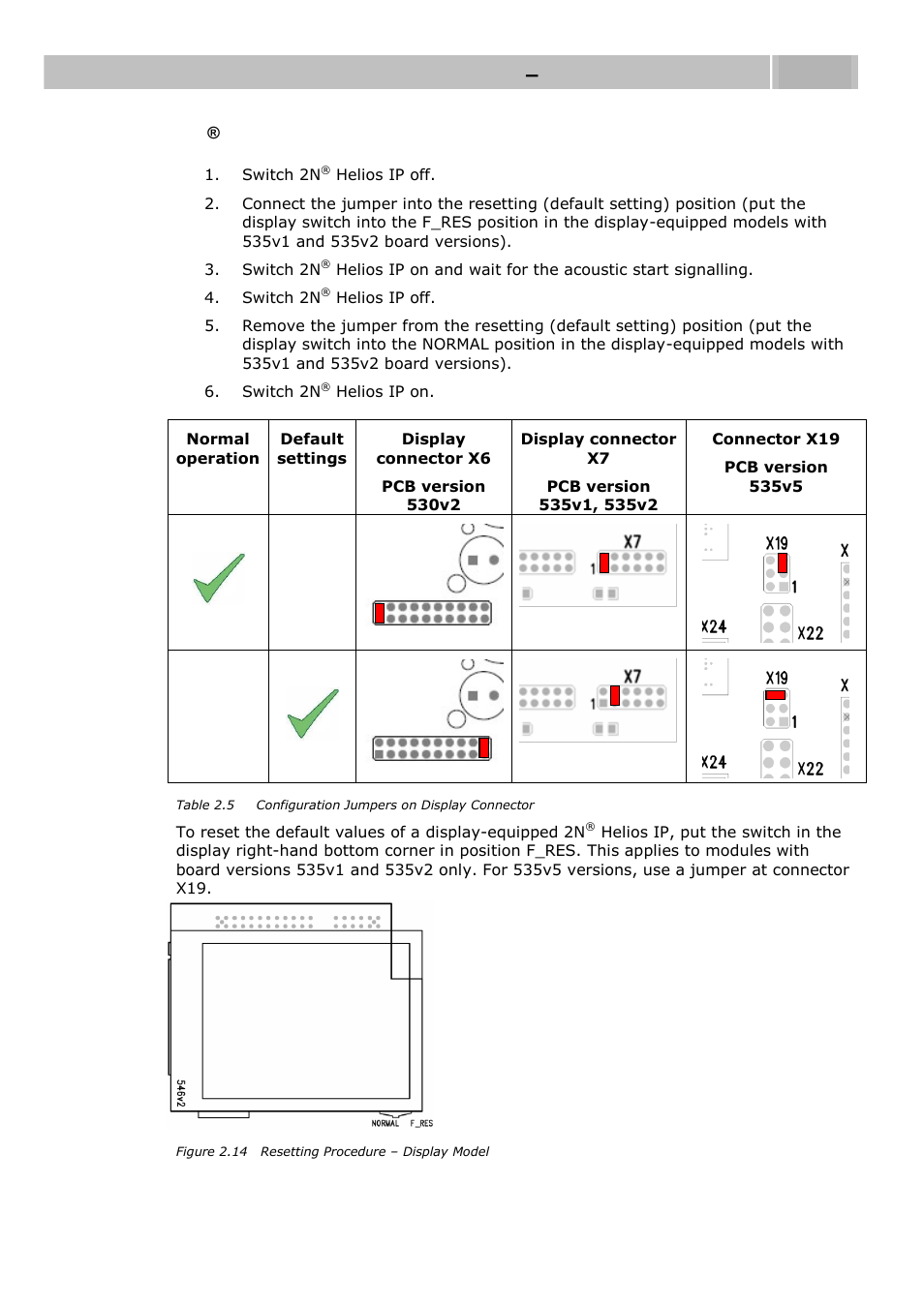 Helios ip resetting procedure, Mounting – electrical installation 2.3 | 2N Helios IP User manual, 1510 v1.13 User Manual | Page 34 / 143