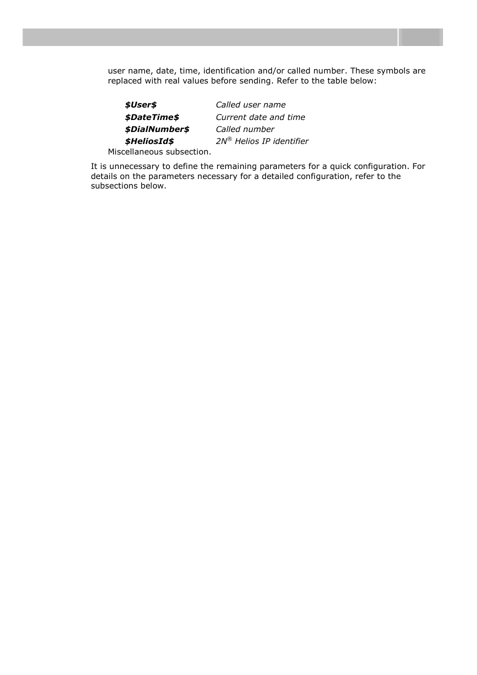 Quick configuration for calling 3.2 | 2N Helios IP User manual, 1510 v1.13 User Manual | Page 58 / 143