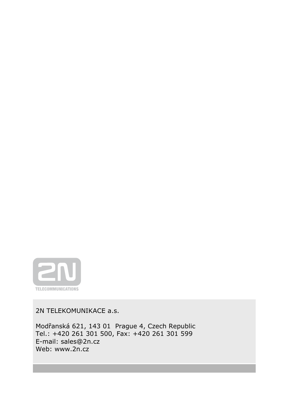2N Helios IP User manual, 1510 v1.12 User Manual | Page 127 / 127