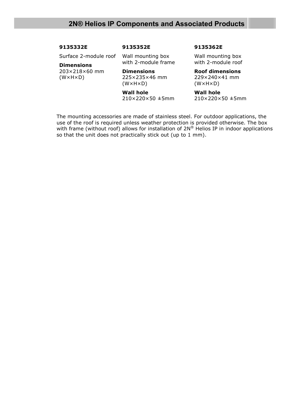 2N Helios IP User manual, 1510 v1.12 User Manual | Page 14 / 127