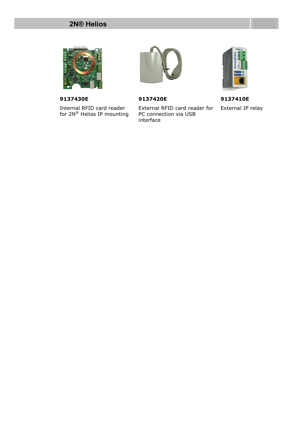 2N Helios IP User manual, 1510 v1.12 User Manual | Page 17 / 127