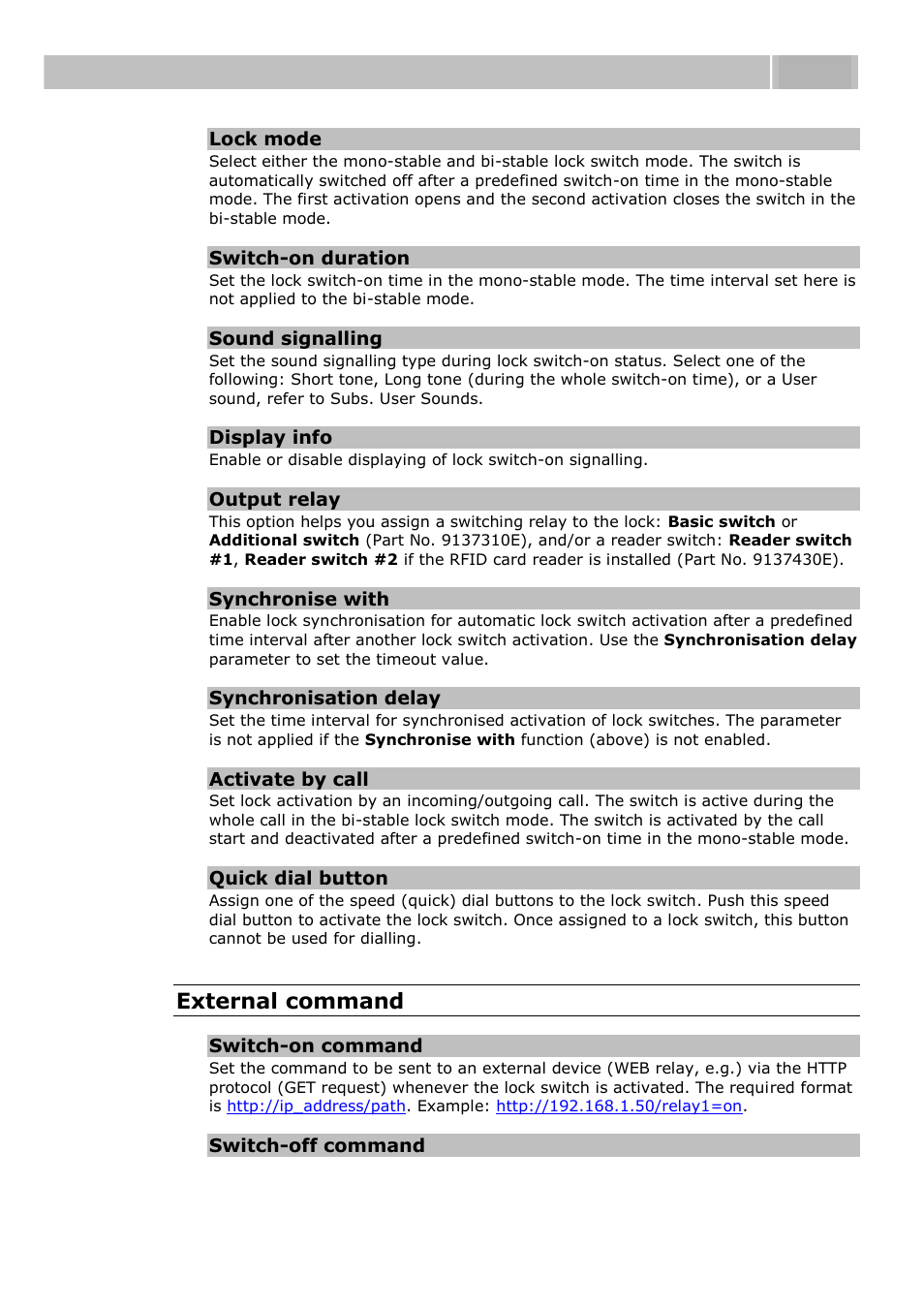 Configuration 3.3, External command | 2N Helios IP User manual, 1510 v1.12 User Manual | Page 65 / 127